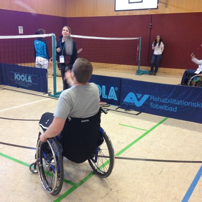 Rollstuhl Recketolon - Badminton